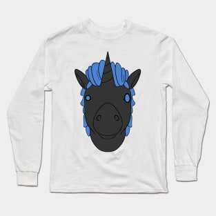 Lili - Black and blue Long Sleeve T-Shirt